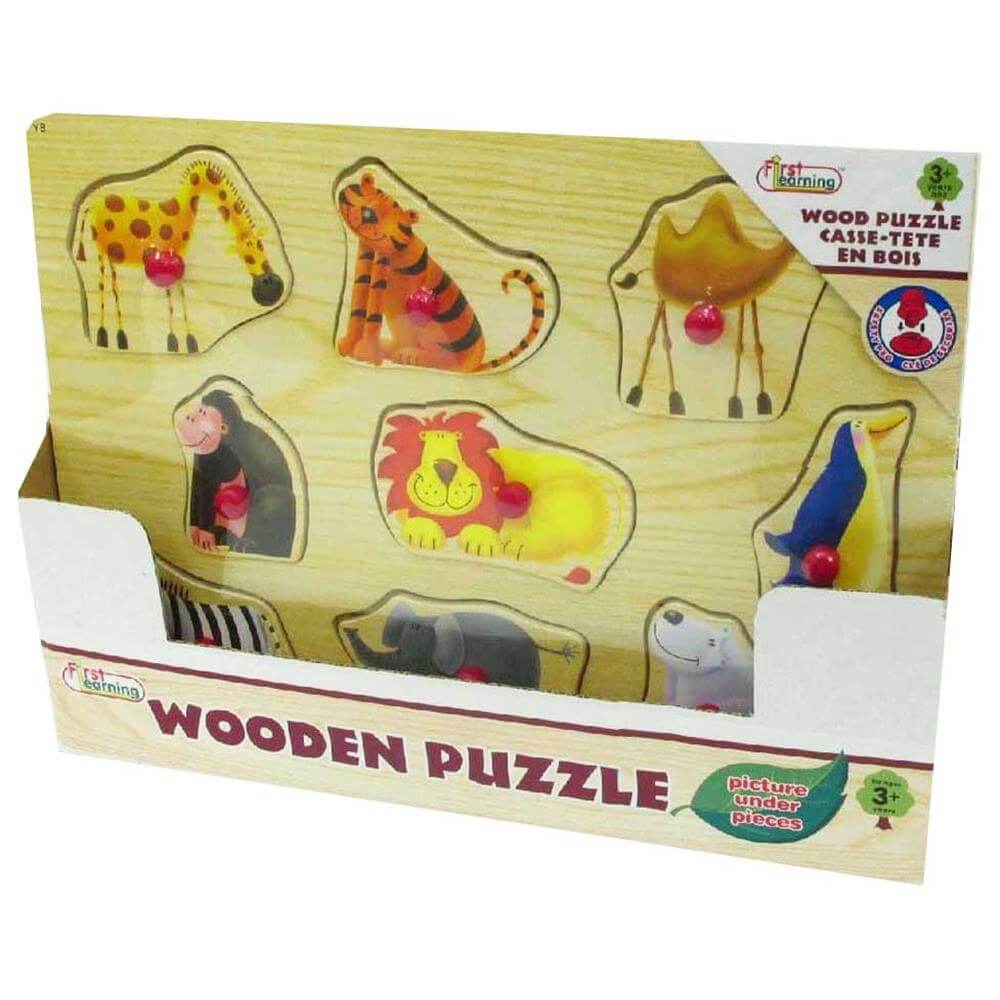 First Learning 12 Piece Wooden Puzzle